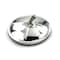 Retrac Head, Mirror, Convex, 6In. Round, Center Mount, 953 Polished Stainless, W/5/16 Center Mount Ball 610191 - alternate 2